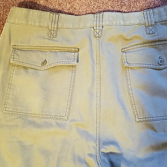 Mens Olive Color Denim Pants 38X34 - Picture 4 of 8